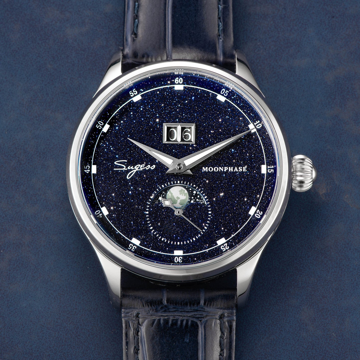 MoonPhase Master SU2528STRA-V3 (Ship From Canada)