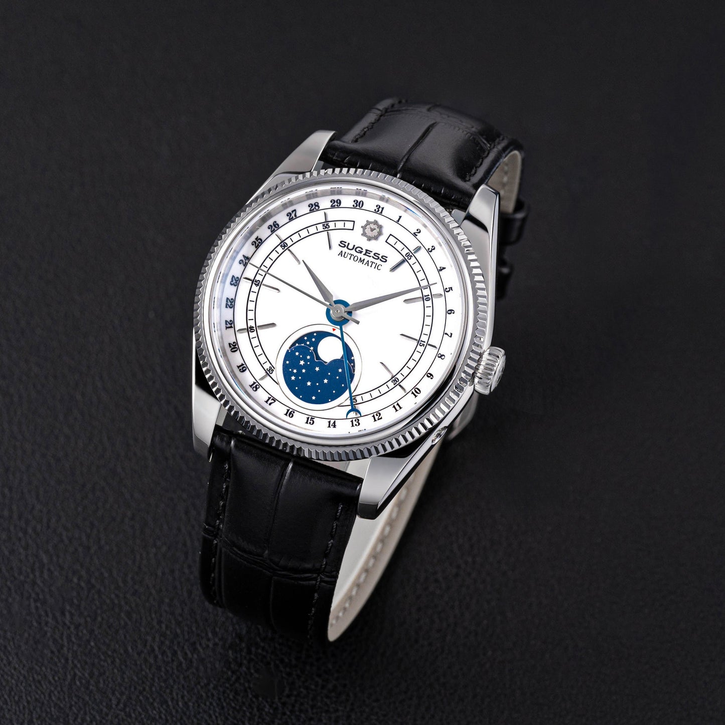 MoonPhase Master S452 Stainless-Steel White Dial