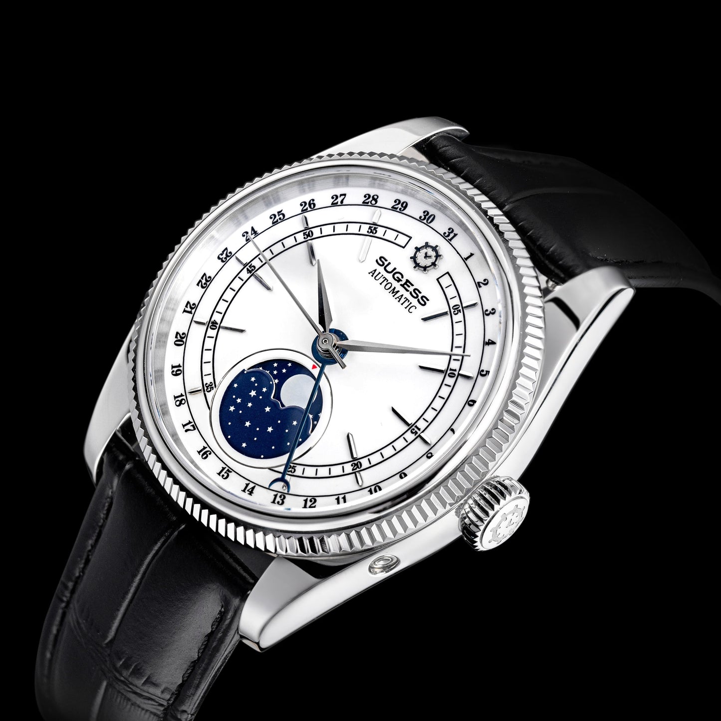 MoonPhase Master S452 Stainless-Steel White Dial