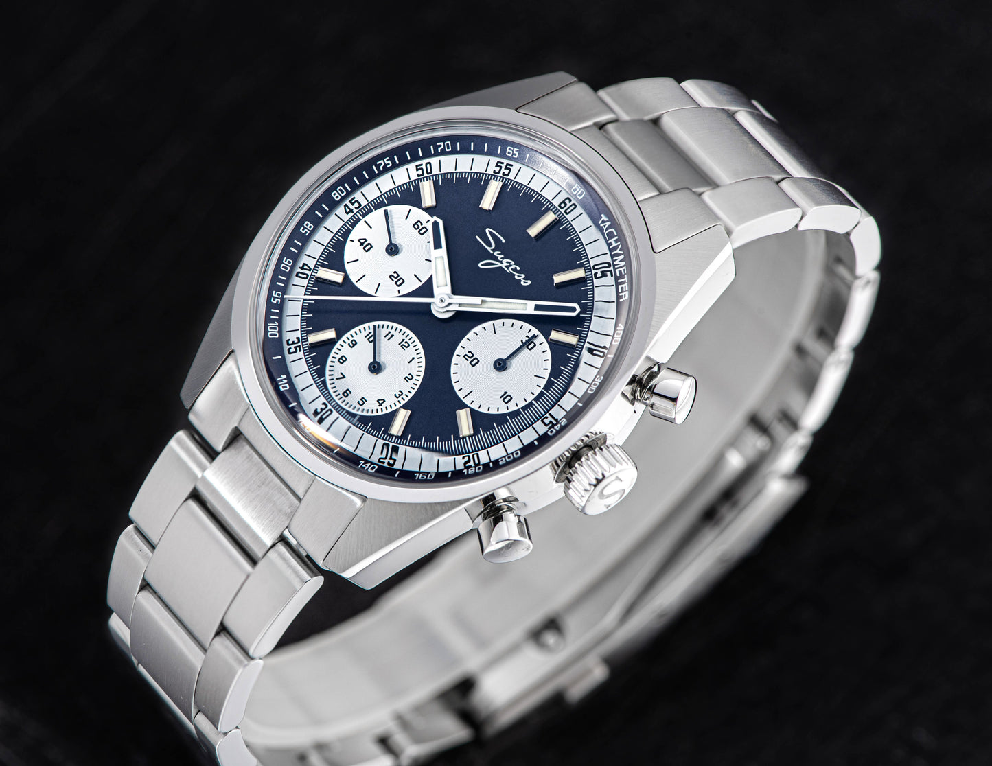 Chrono Heritage 442 Chronograph Special Dial Swan Neck Regulator