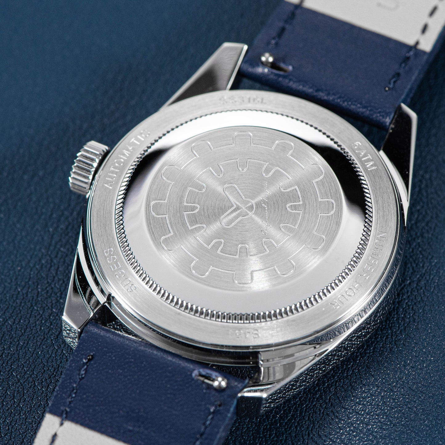 Automatic S451-1 Silver Dial Jumping Hour One Pointer Stainless Steel