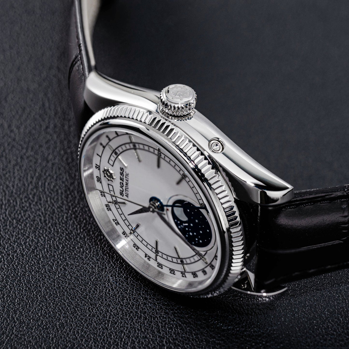 MoonPhase Master S452 Stainless-Steel White Dial