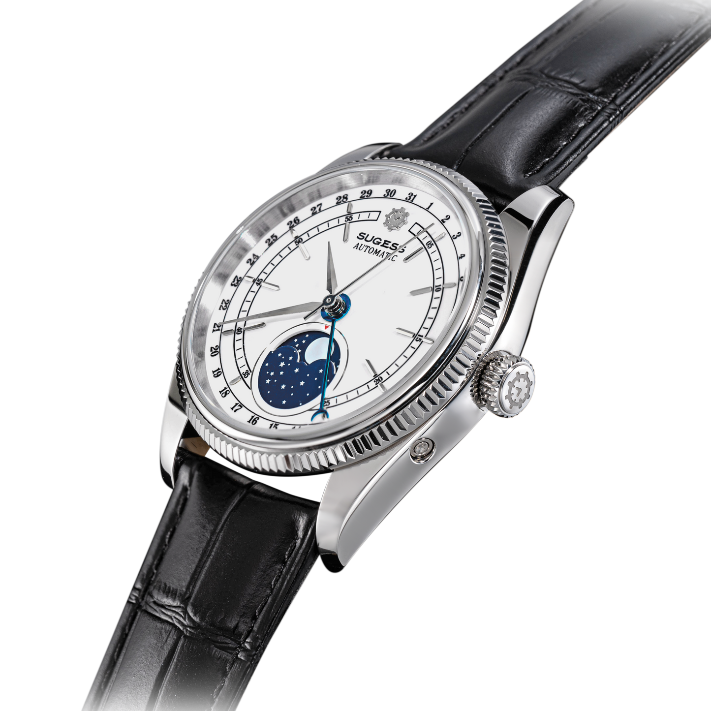 MoonPhase Master S452 Stainless-Steel White Dial