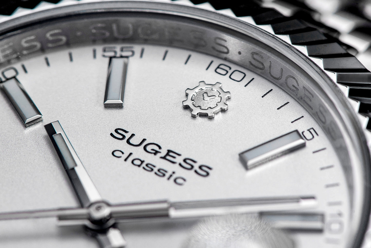 Automatic Classic S448 White Dial Fluted Bezel Jubilee Bracelet ST2130