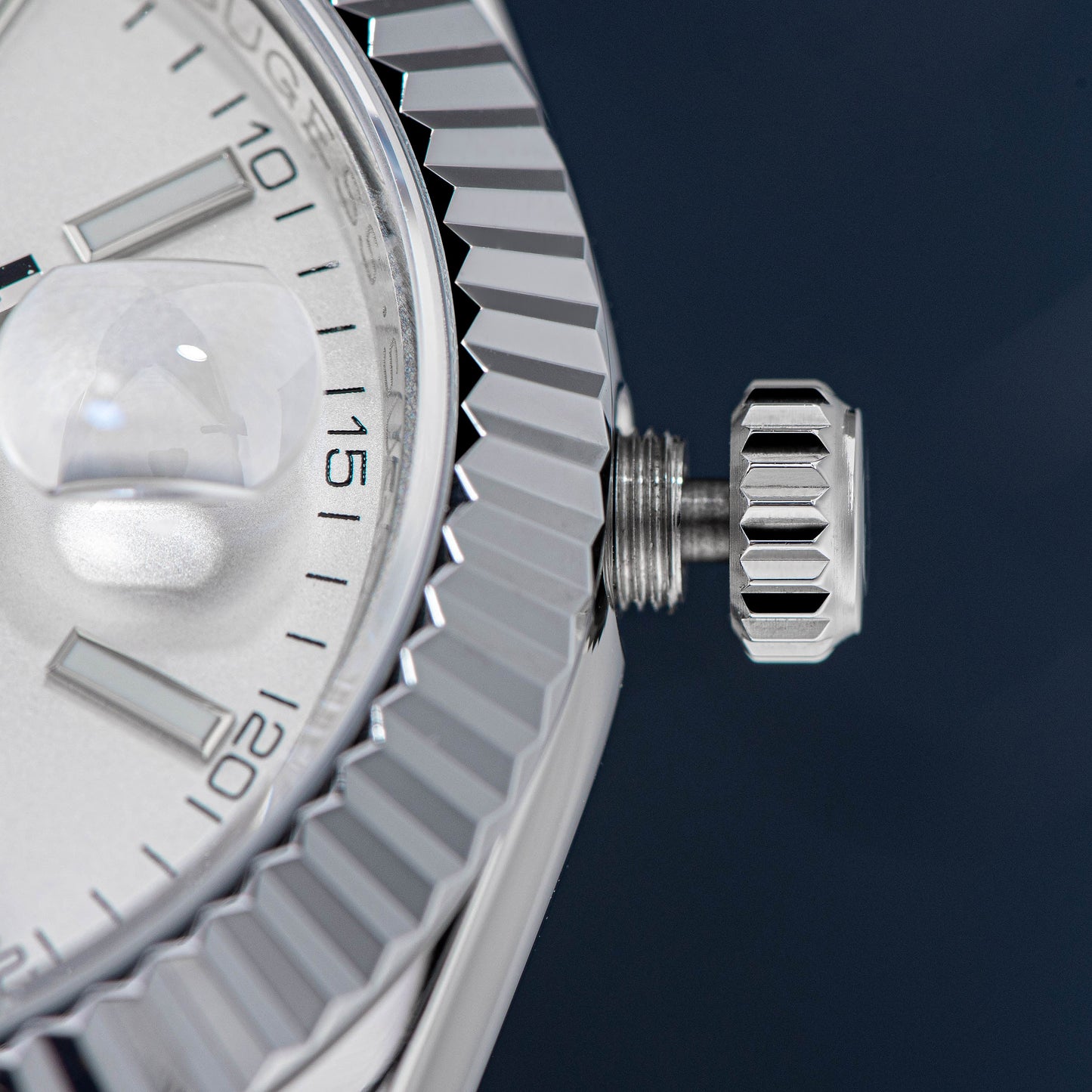 Automatic Classic S448 White Dial Fluted Bezel Jubilee Bracelet ST2130