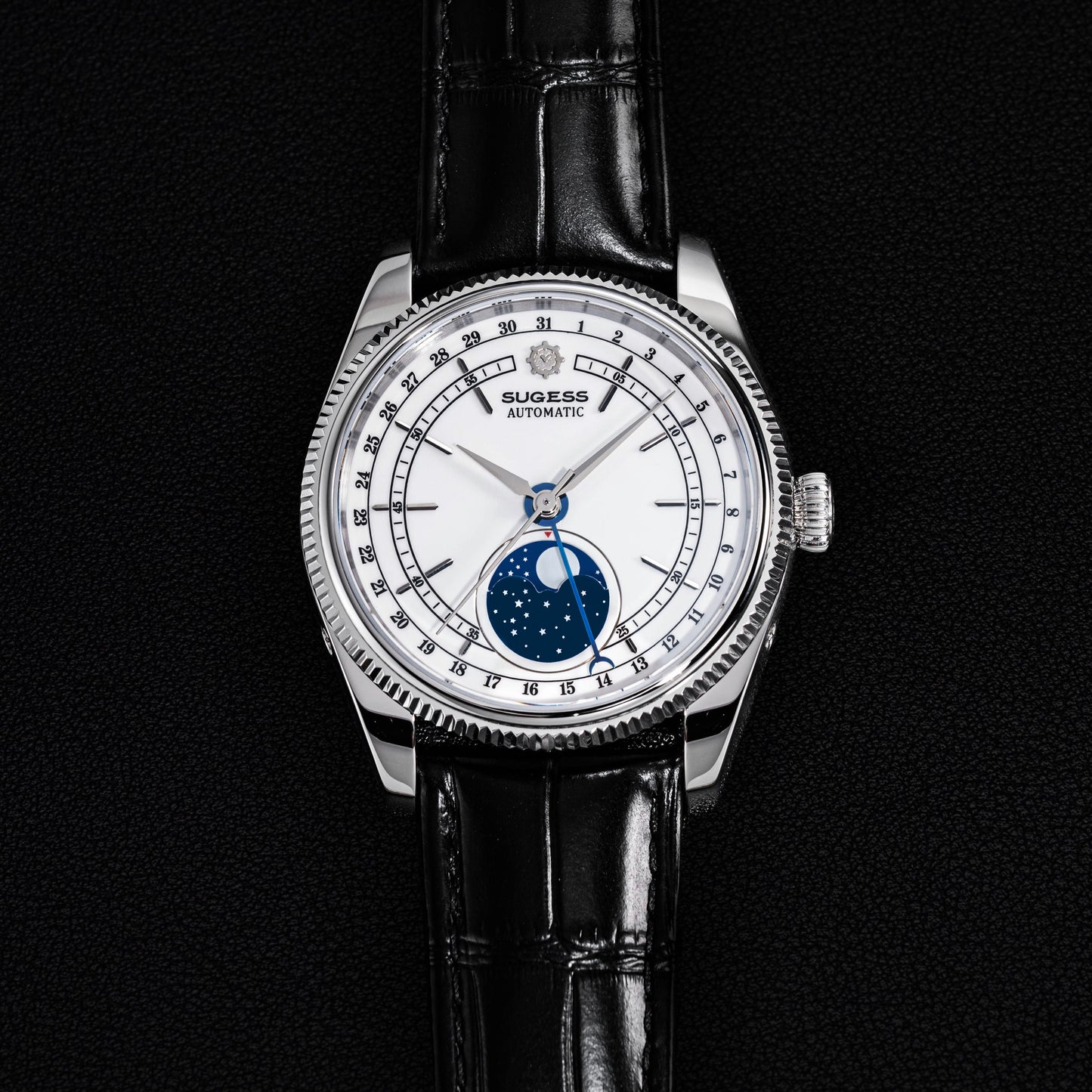 MoonPhase Master S452 Stainless-Steel White Dial
