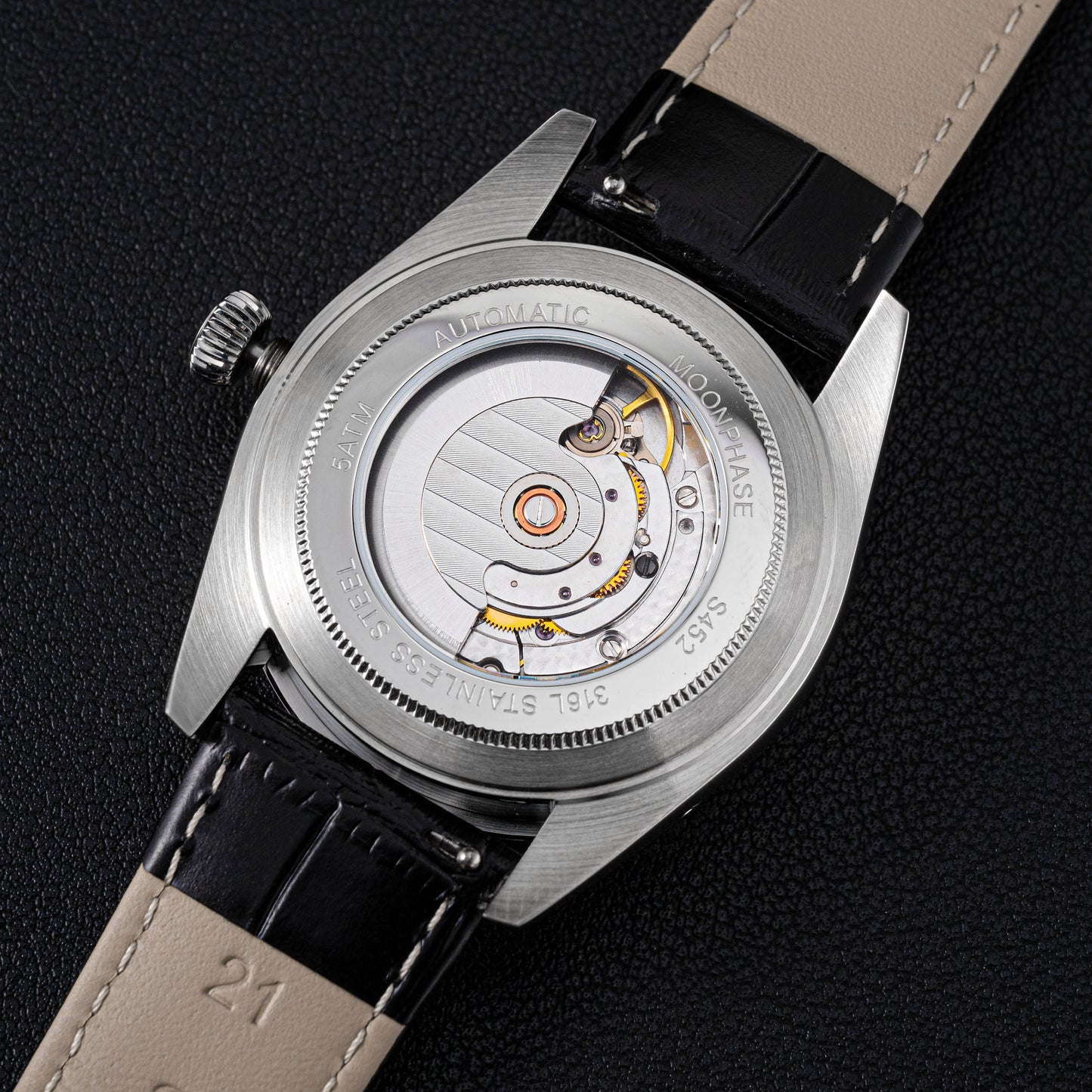 MoonPhase Master S452 Stainless-Steel White Dial
