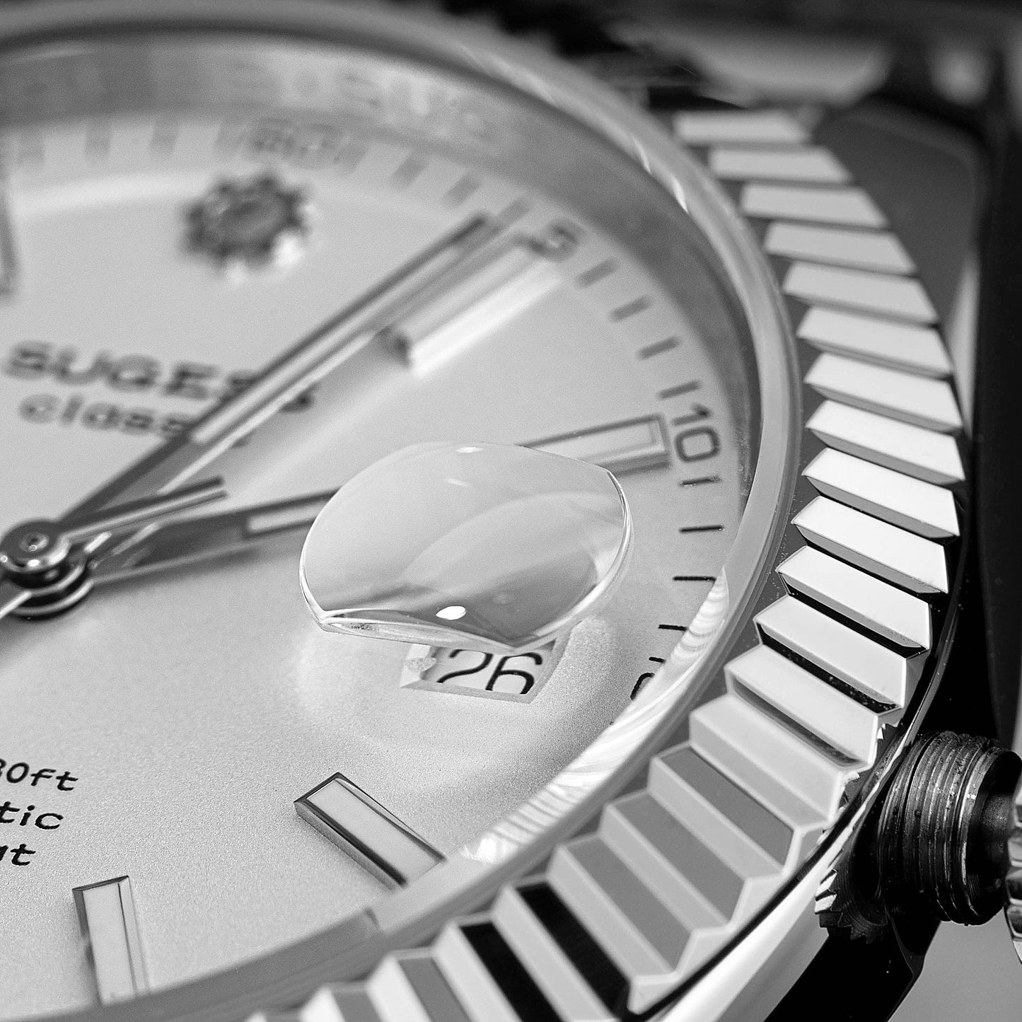 Automatic Classic S448 White Dial Fluted Bezel Jubilee Bracelet ST2130