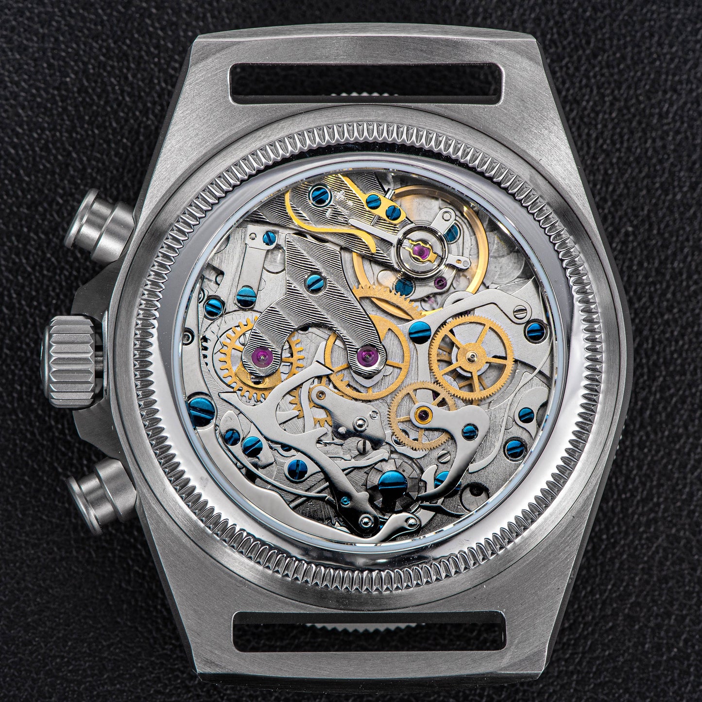 Seestern Chrono S445 Chronograph Black Dial ST19 Movement