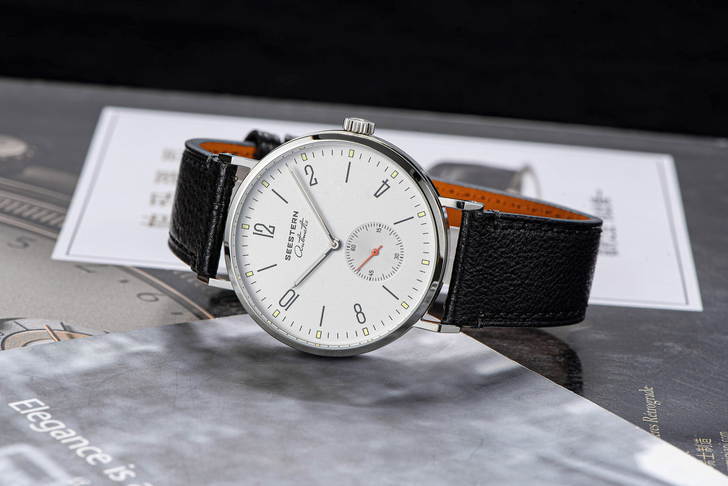 Seestern Automatic S382 38mm White Dial Classic Automatic Watch