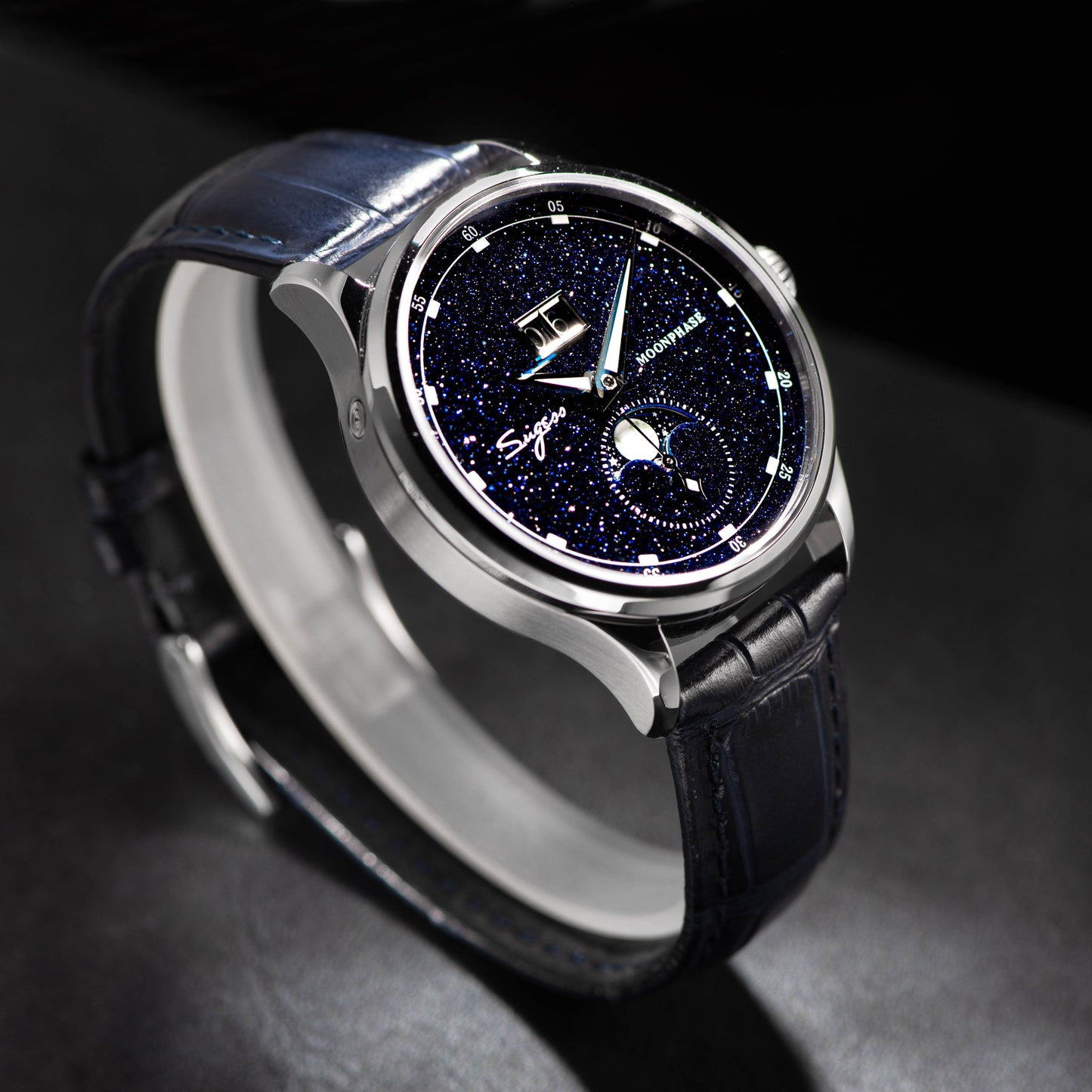 MoonPhase Master SU2528STRA-V3 (Ship From Canada)