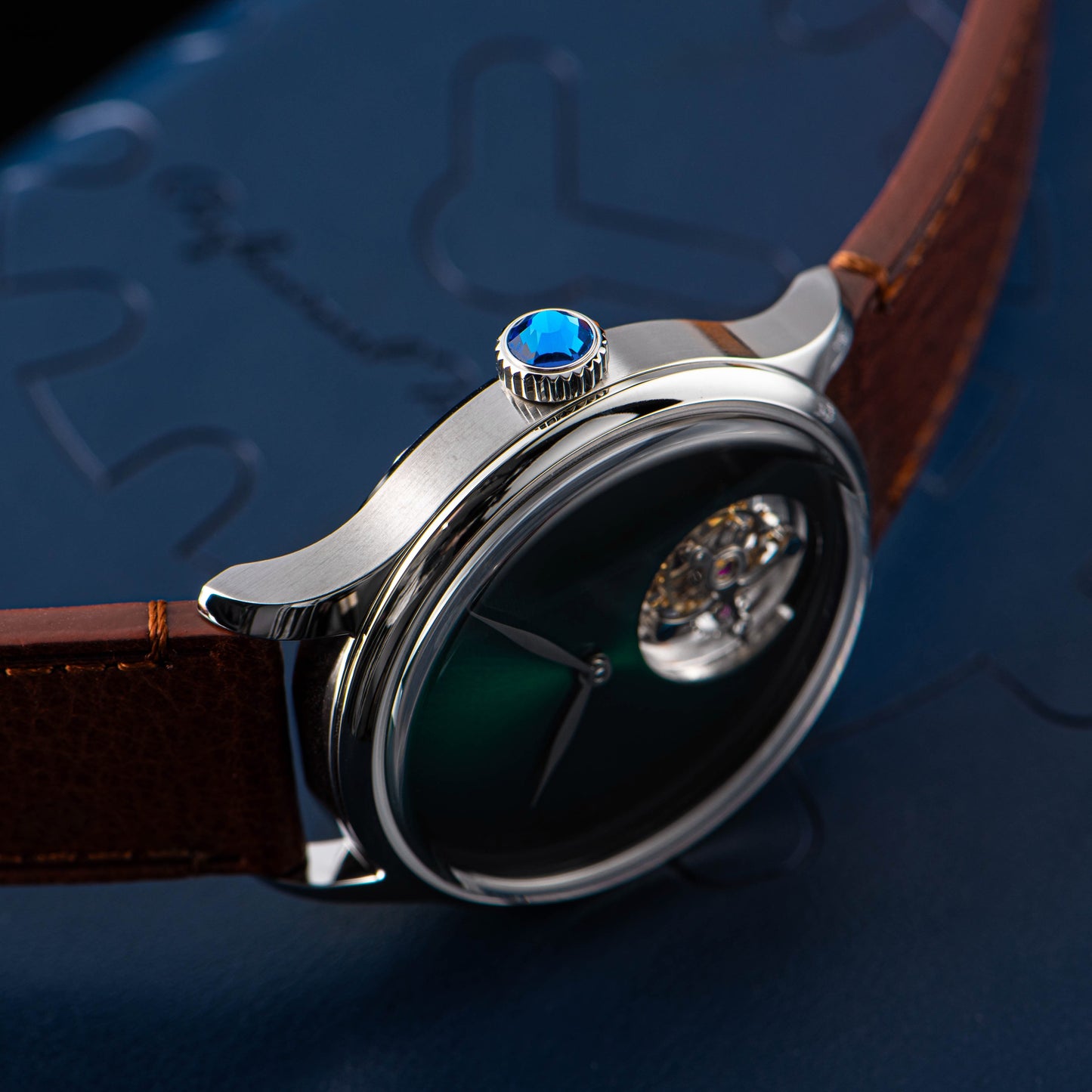 Tourbillon Master S454 Stainless Steel Blue Dial