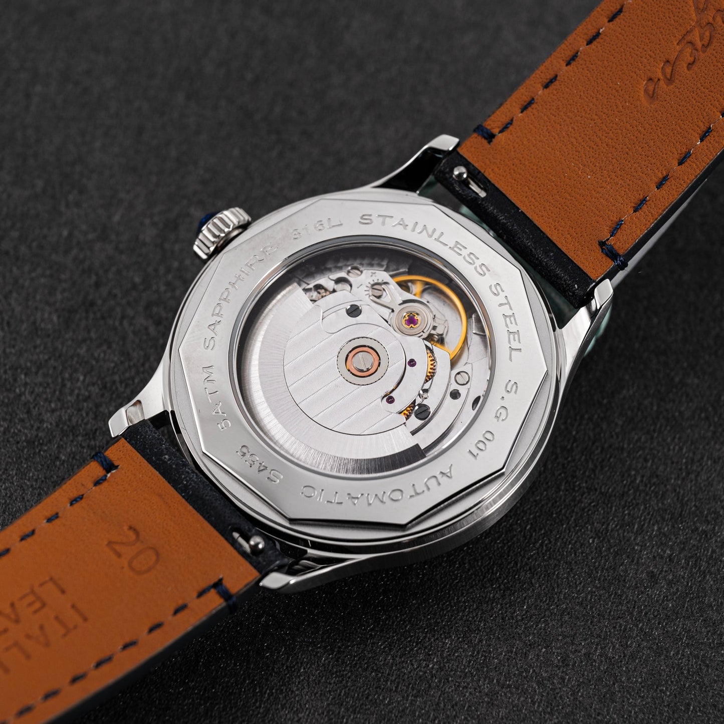 Heritage S455 Black Dial Stainless Steel Automatic