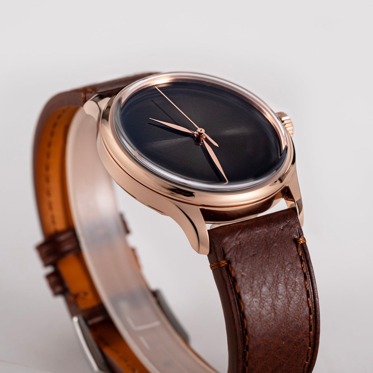 Heritage S455 Black Dial Rose Gold Automatic