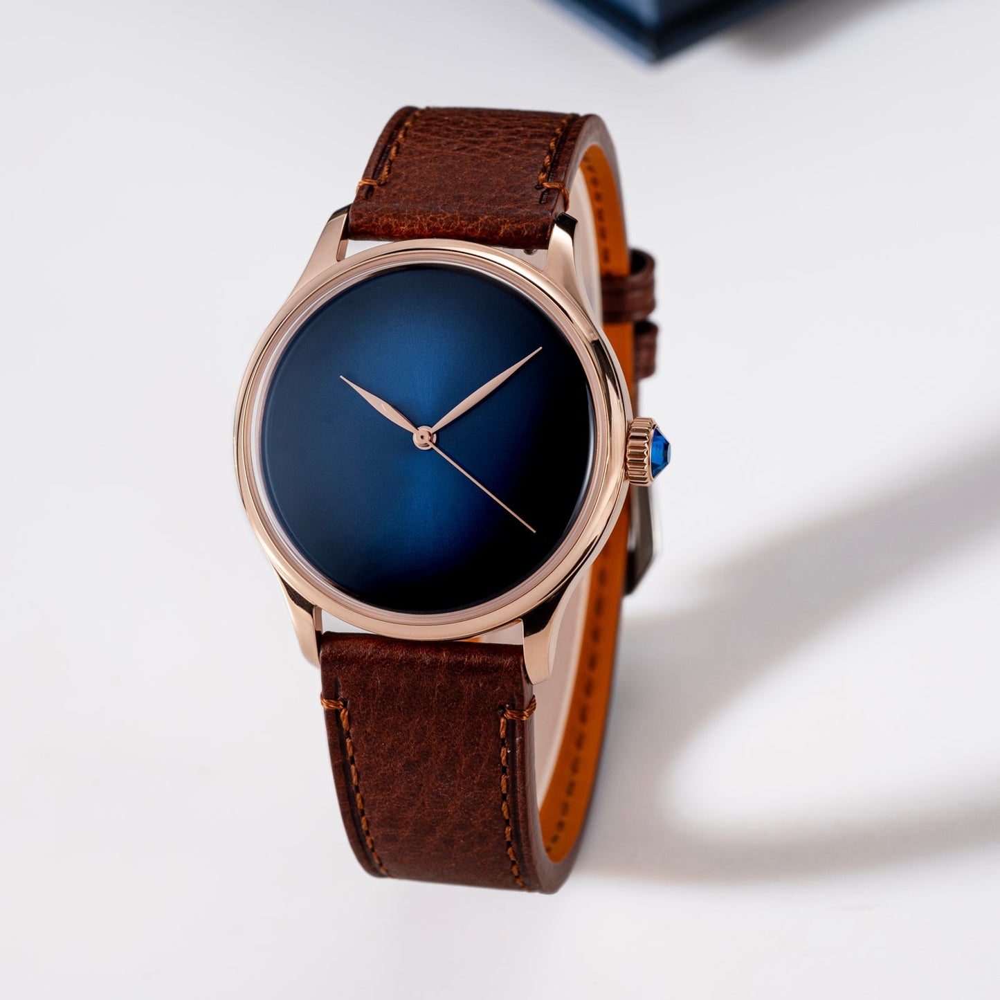 Heritage S455 Blue Dial Rose Gold Automatic