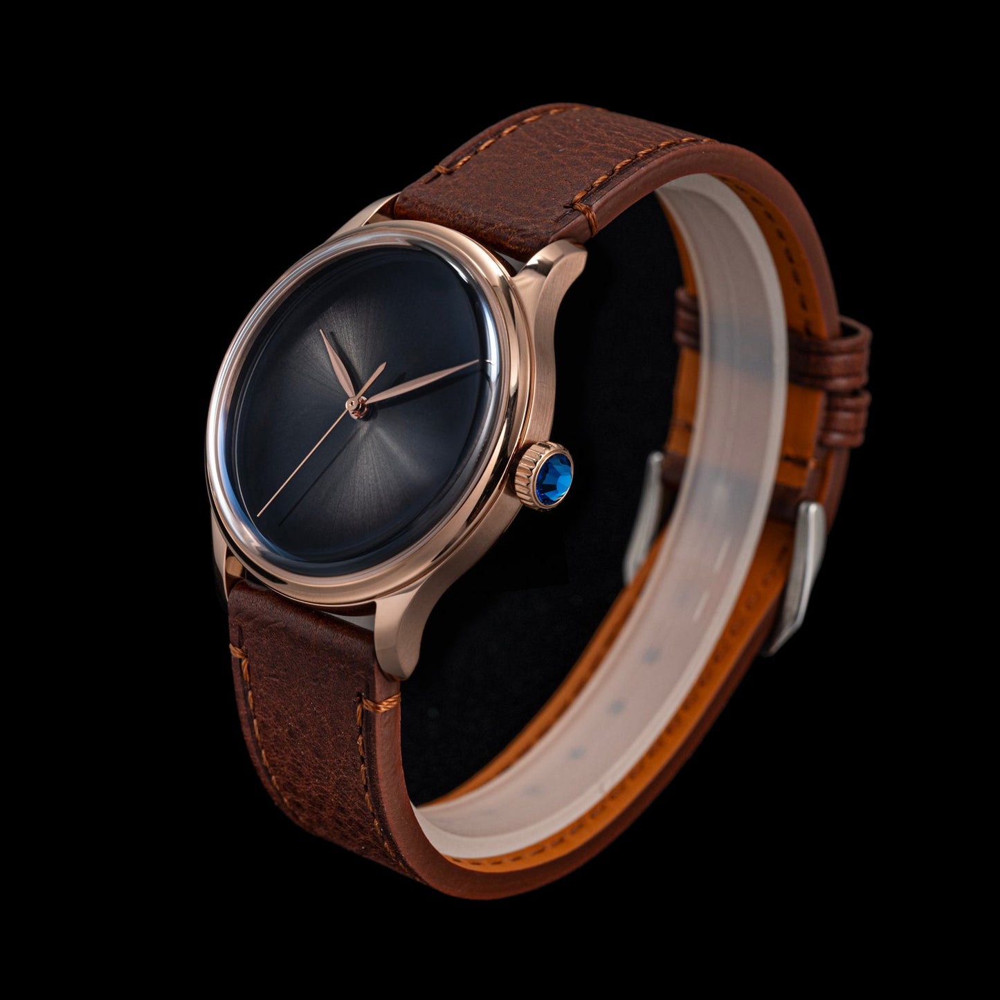 Heritage S455 Black Dial Rose Gold Automatic