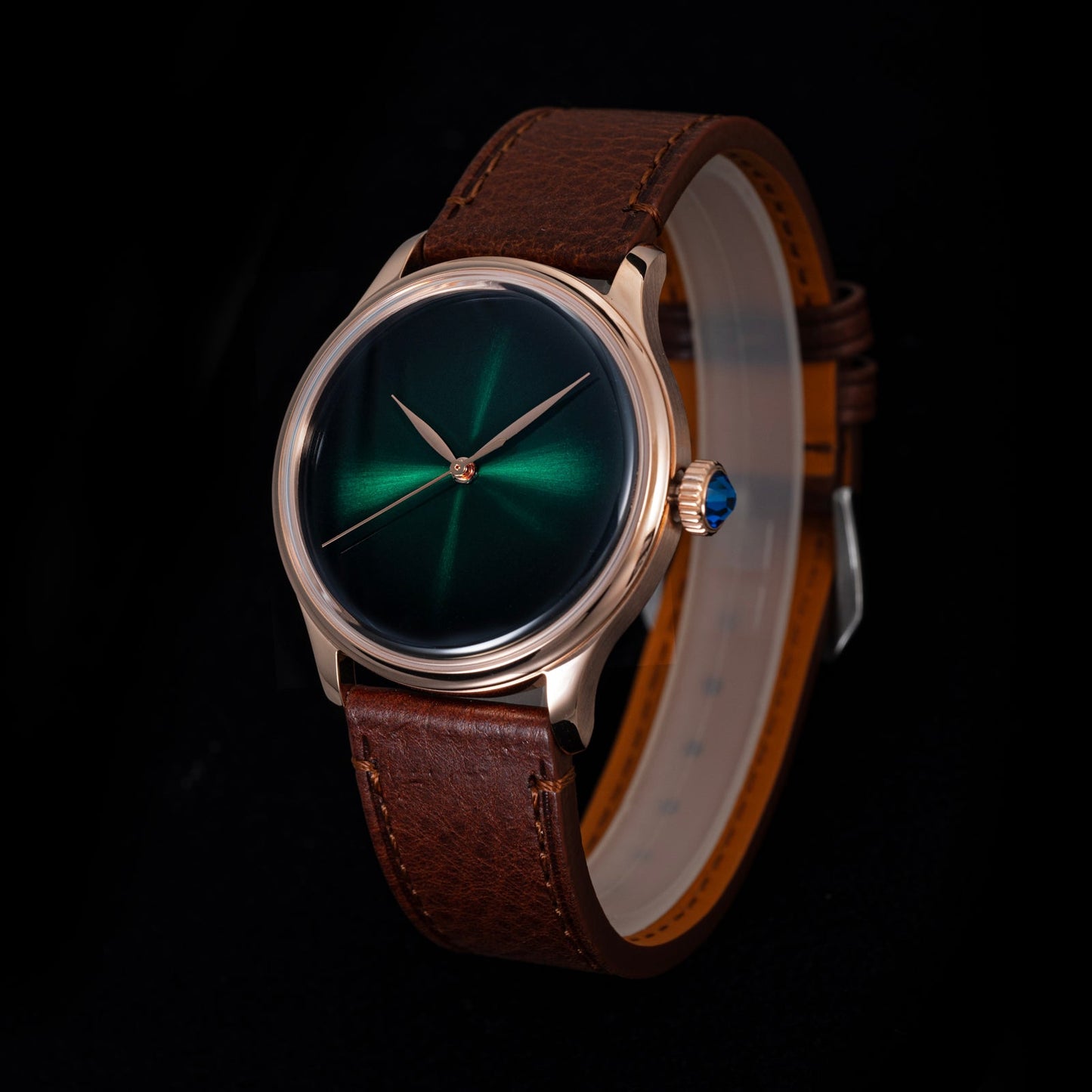 Heritage S455 Green Dial Rose Gold Automatic