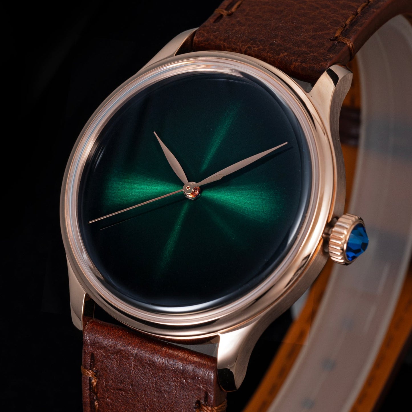 Heritage S455 Green Dial Rose Gold Automatic