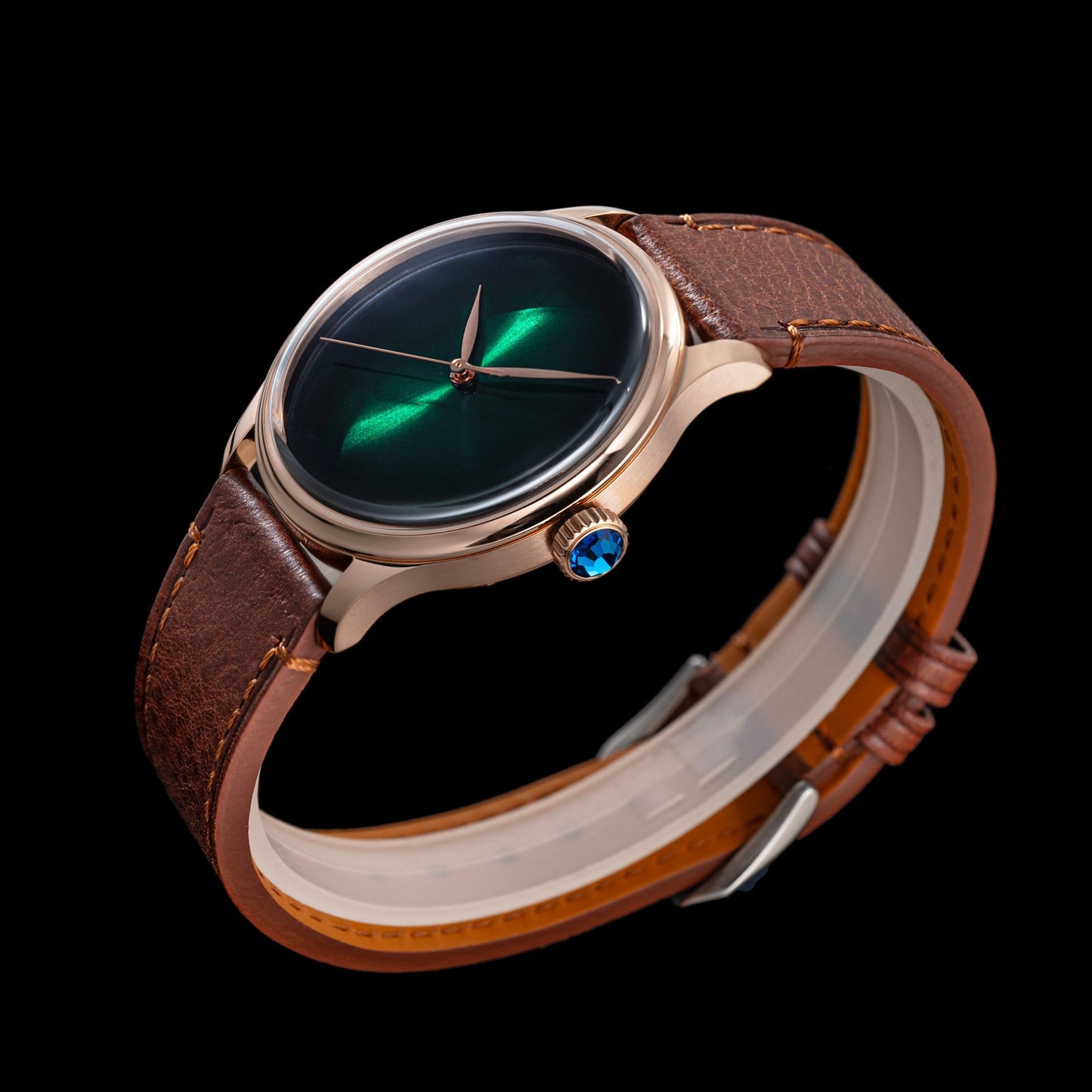 Heritage S455 Green Dial Rose Gold Automatic