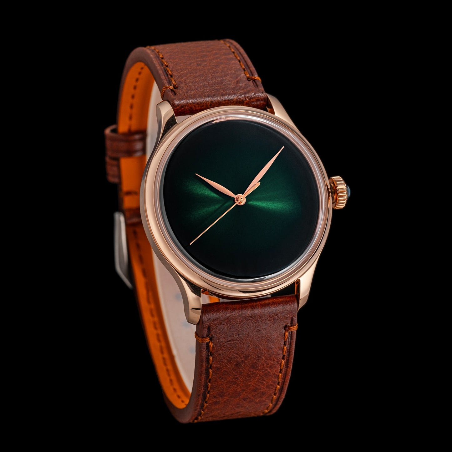 Heritage S455 Green Dial Rose Gold Automatic