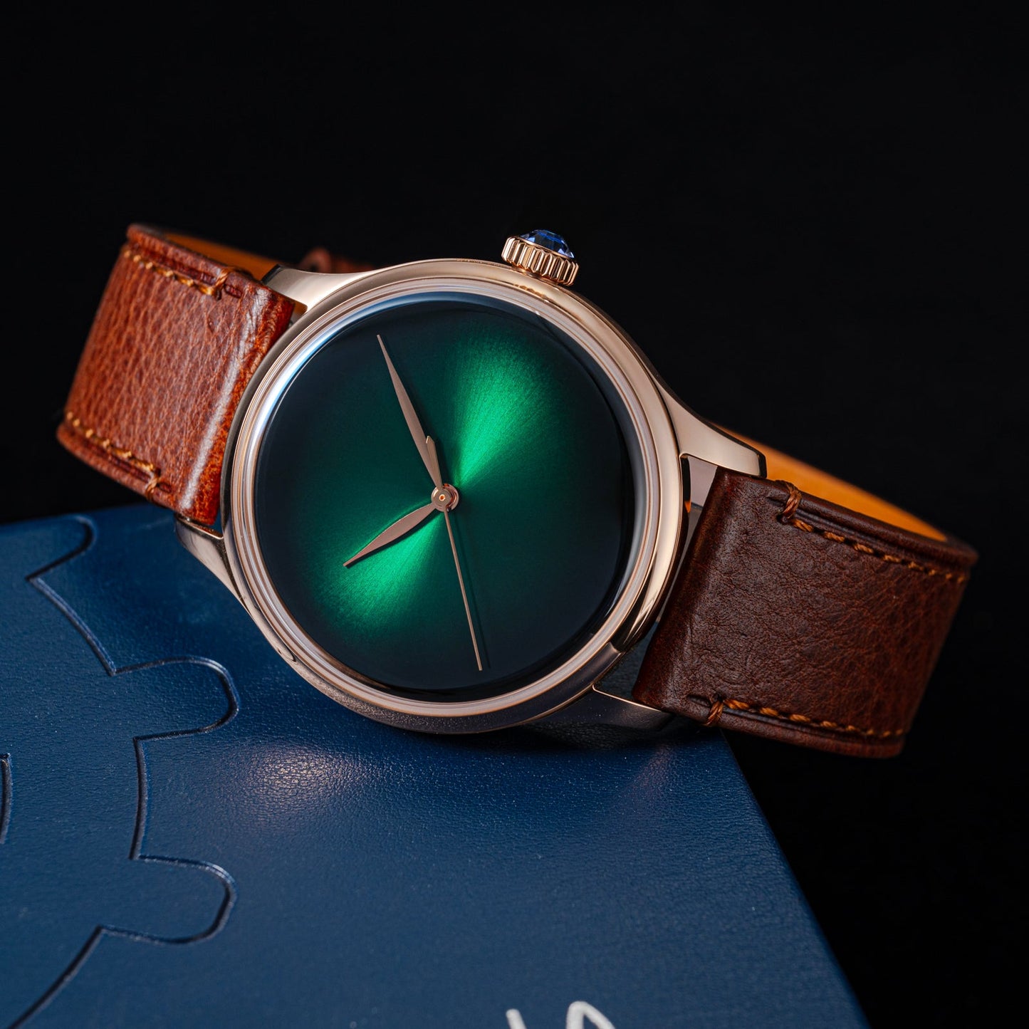 Heritage S455 Green Dial Rose Gold Automatic