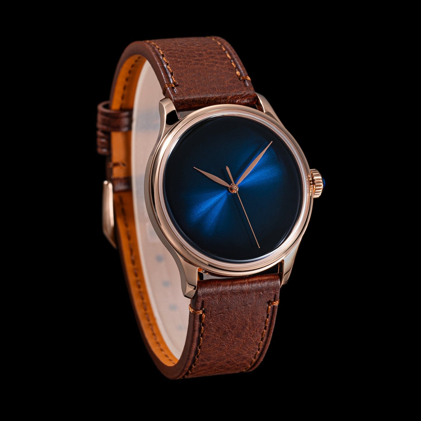 Heritage S455 Blue Dial Rose Gold Automatic