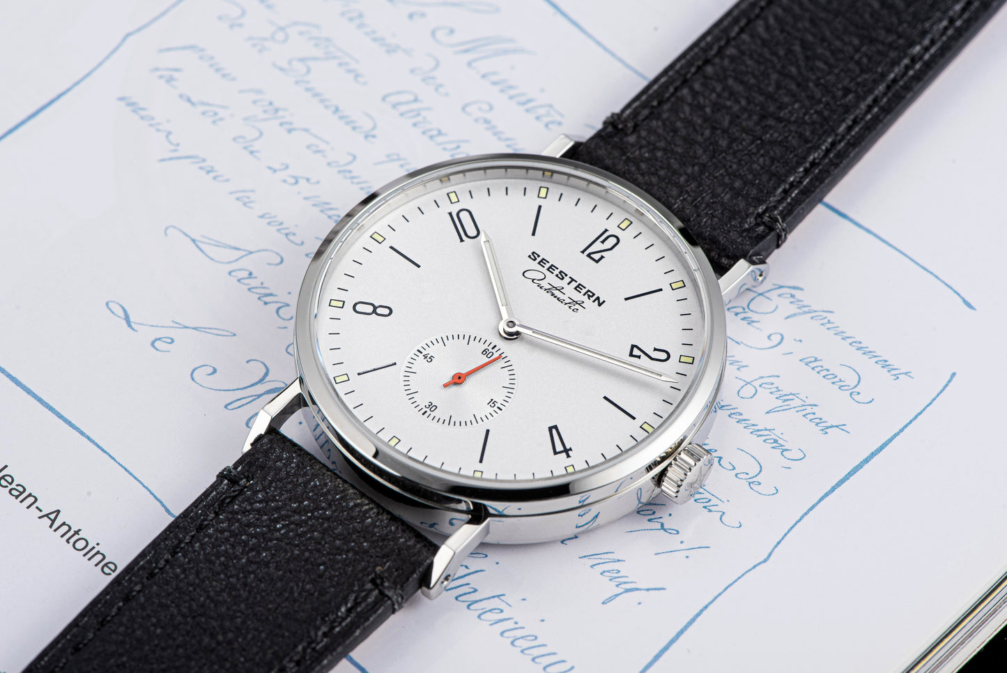 Seestern Automatic S382 38mm White Dial Classic Automatic Watch