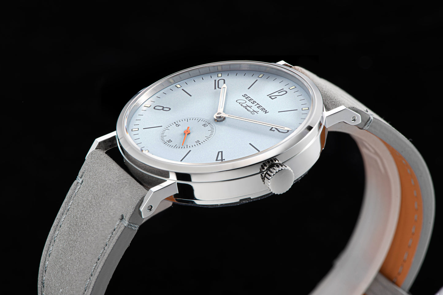 Seestern Automatic S382 38mm Light Blue Dial Classic Automatic Watch