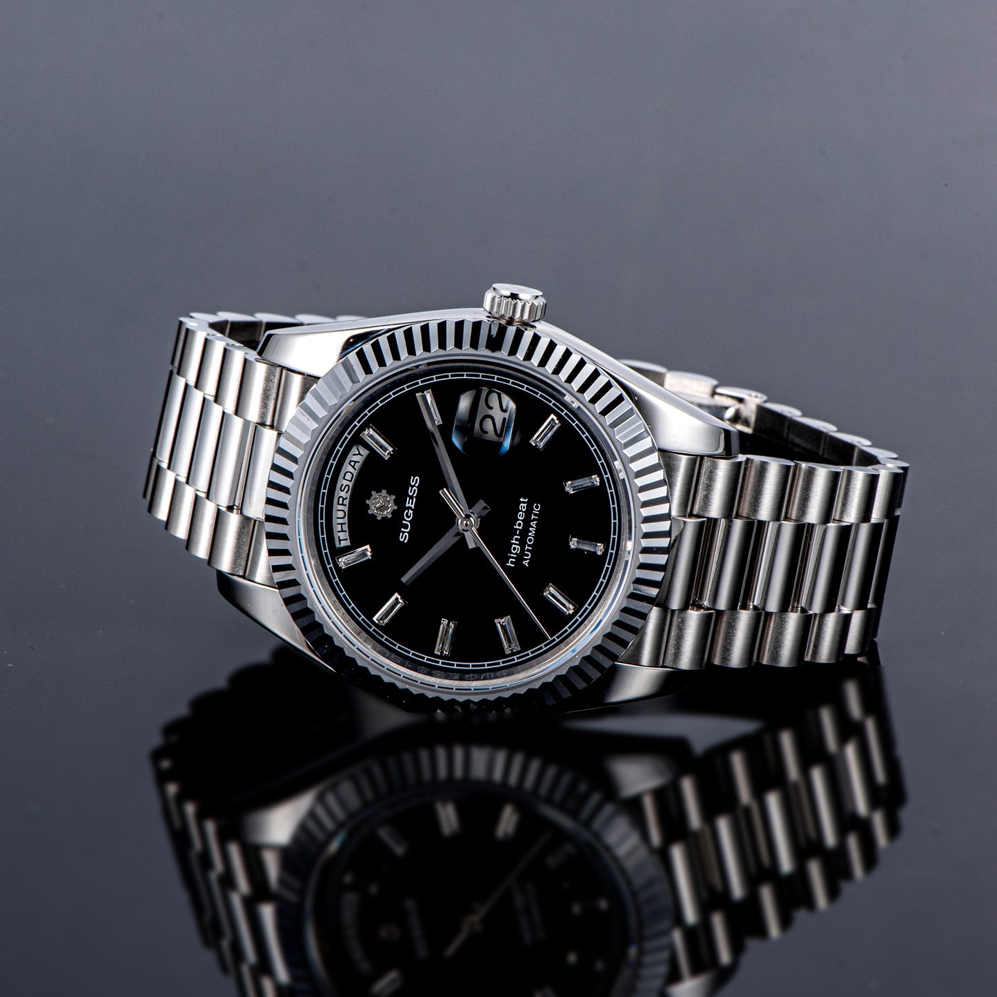 Heritage S433 DD Date and Day Display Stainless-Steel Automatic