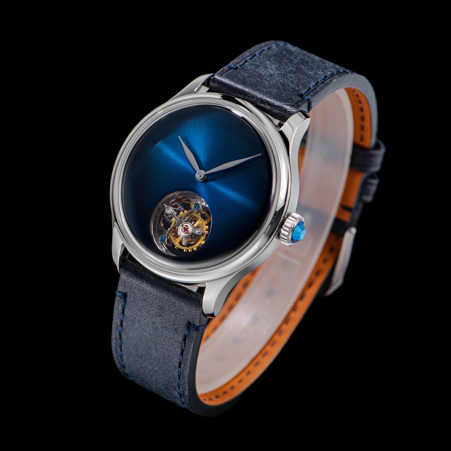 Tourbillon Master S454 Stainless Steel Blue Dial