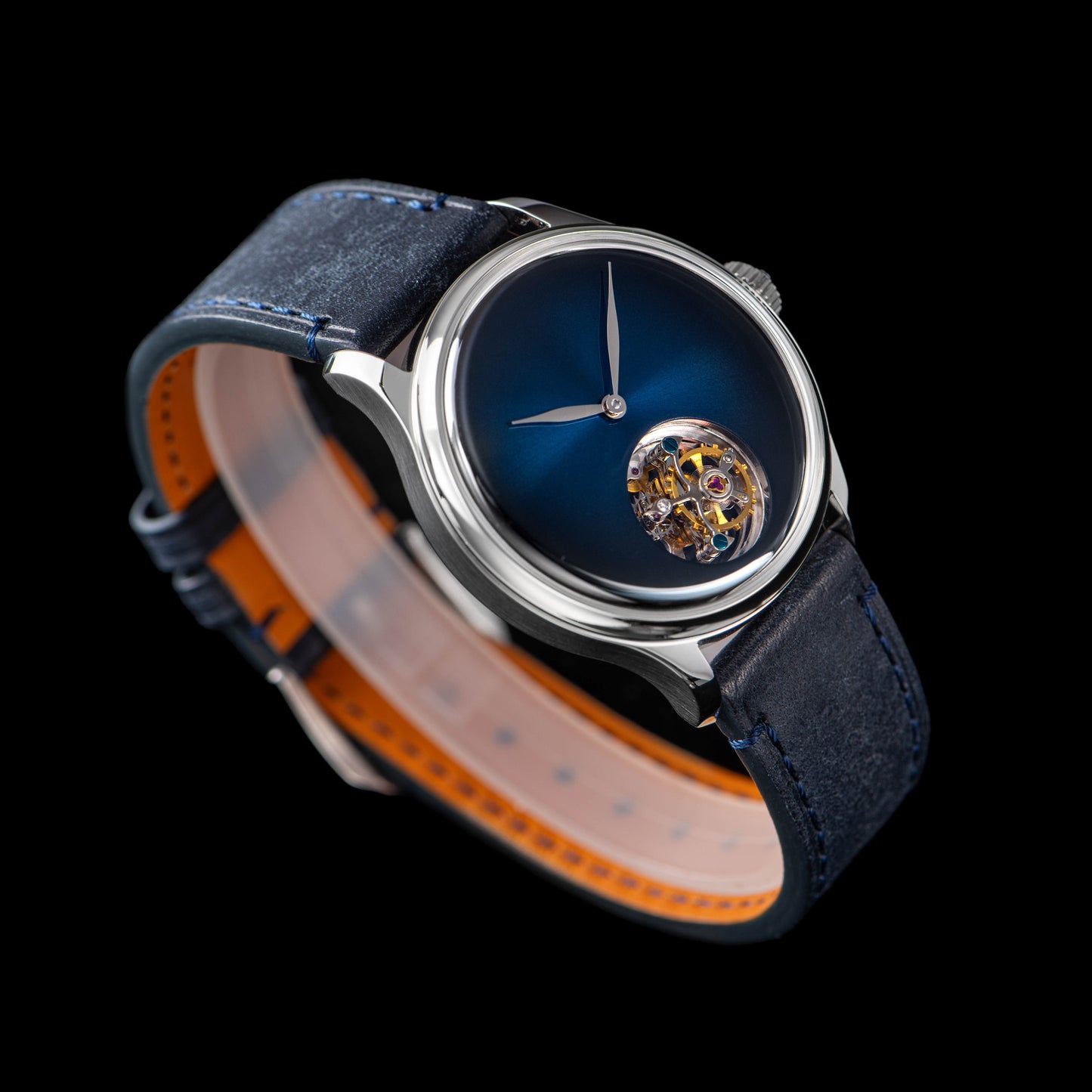 Tourbillon Master S454 Stainless Steel Blue Dial