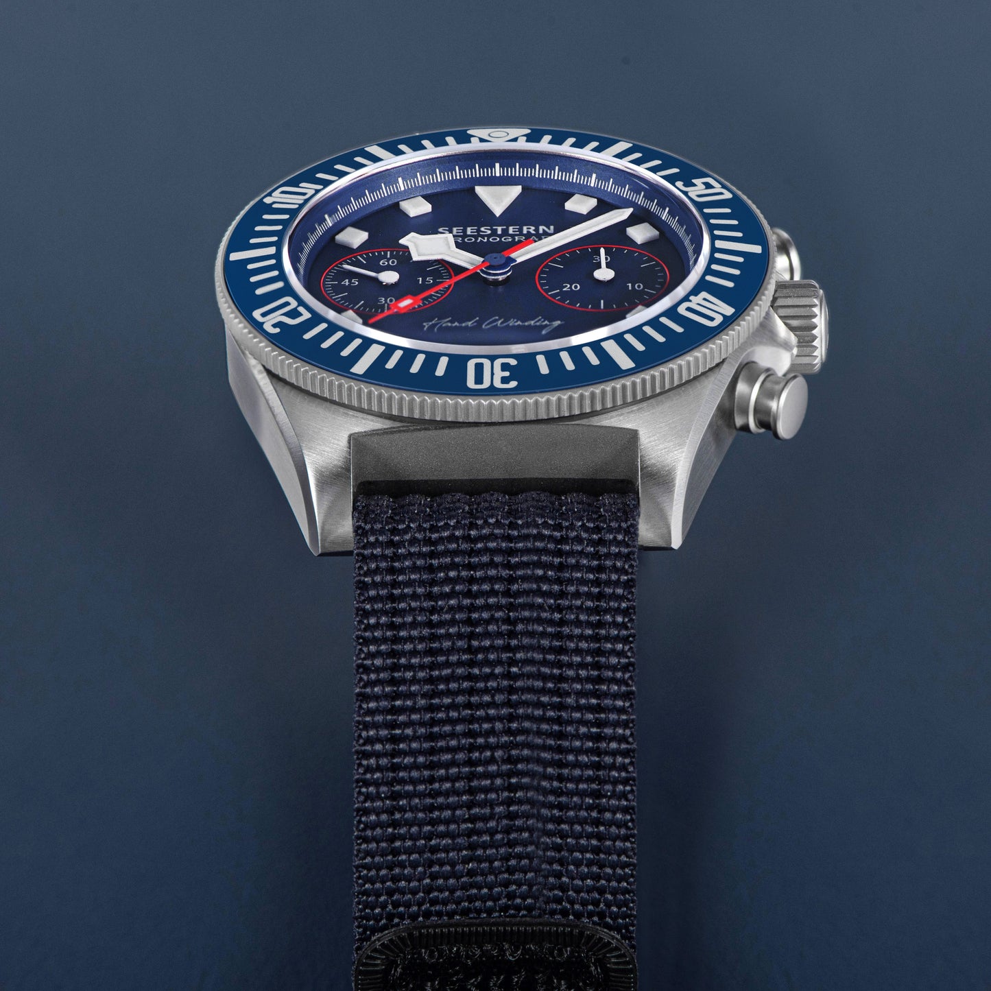 Seestern Chrono S445 Chronograph Blue Dial ST19 Movement