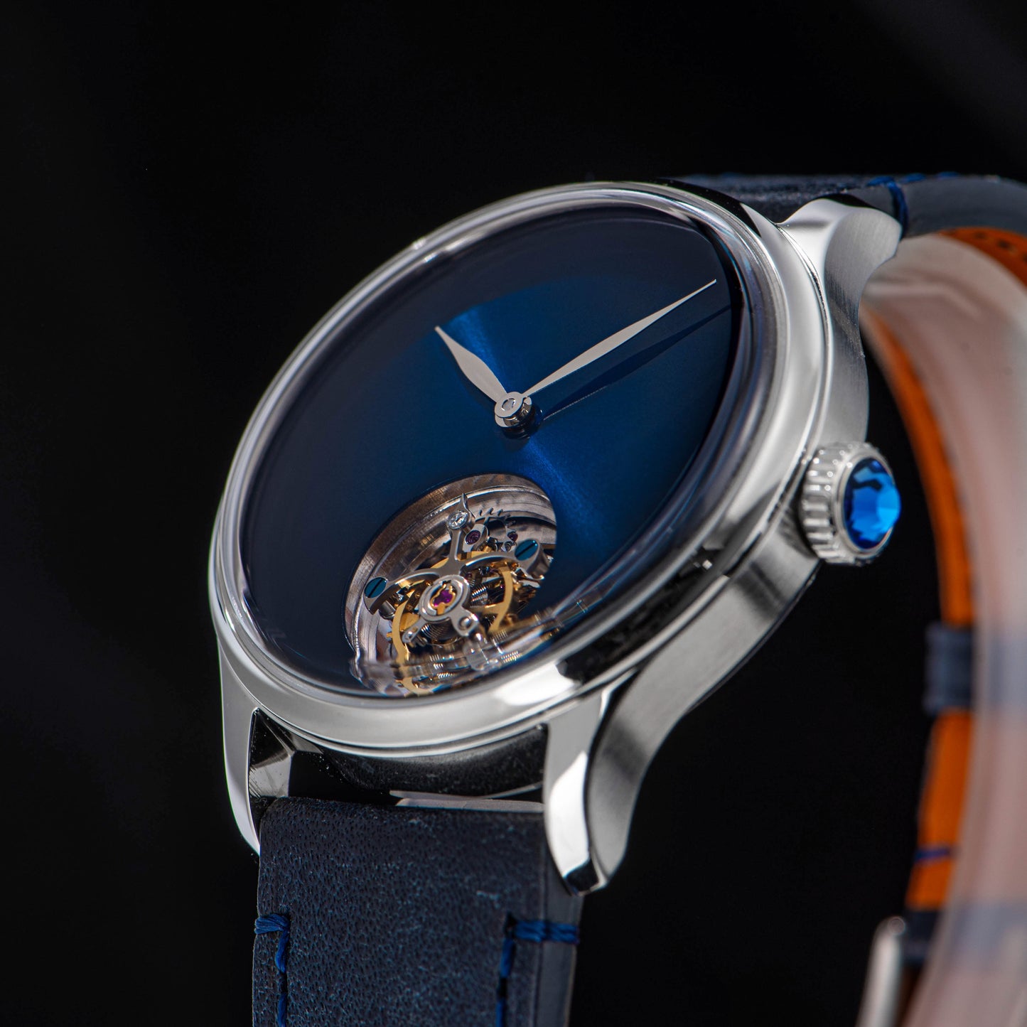 Tourbillon Master S454 Stainless Steel Blue Dial