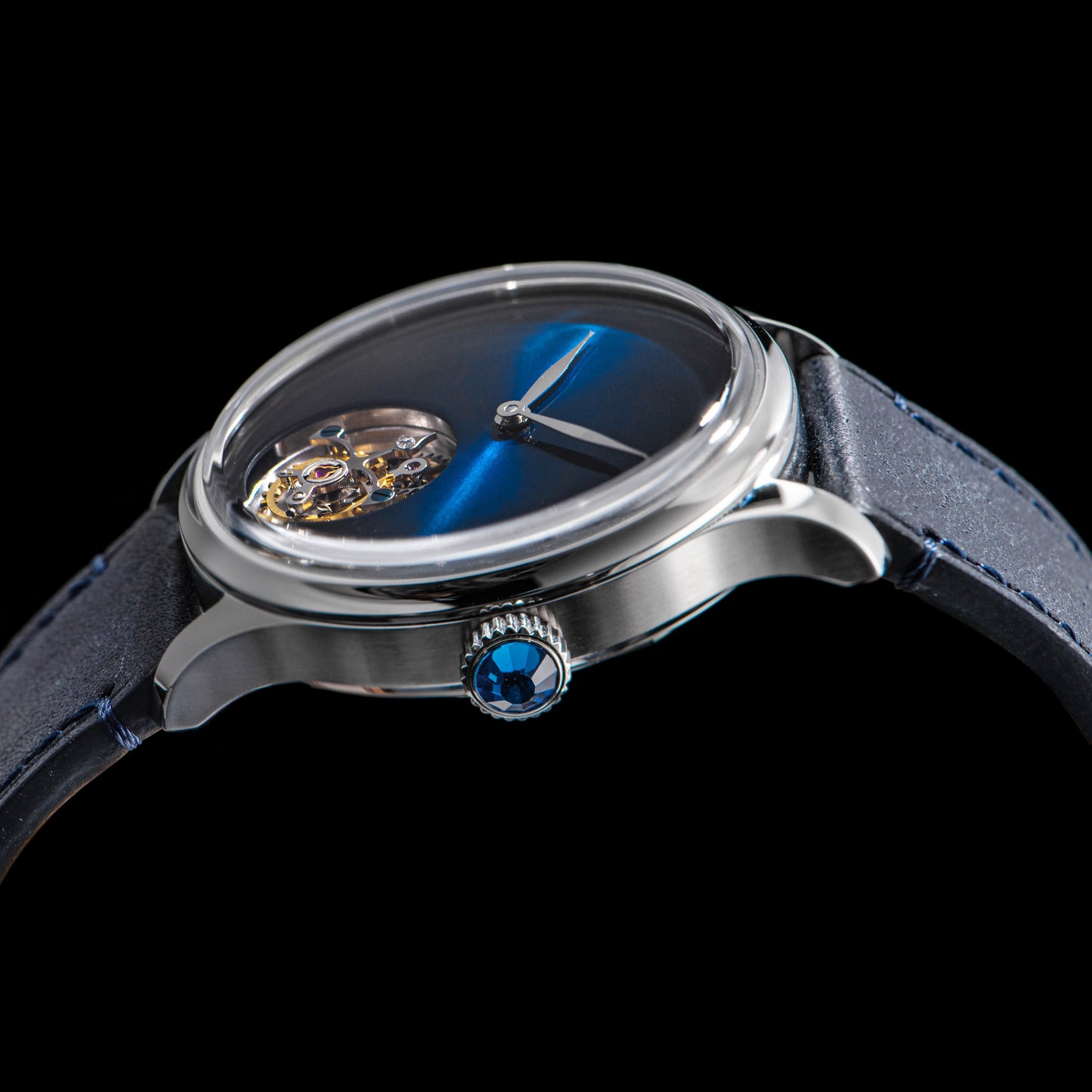Tourbillon Master S454 Stainless Steel Blue Dial