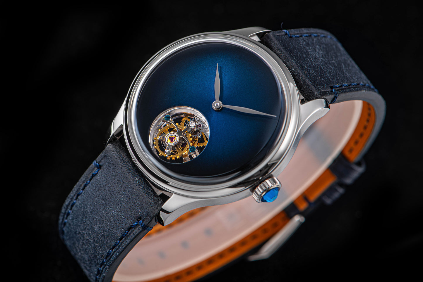 Tourbillon Master S454 Stainless Steel Blue Dial
