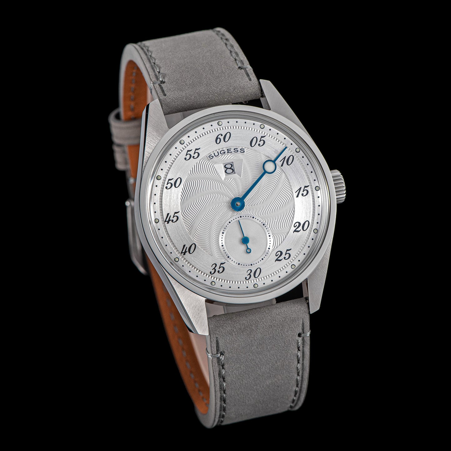 Automatic S451-1 Silver Dial Jumping Hour One Pointer Stainless Steel