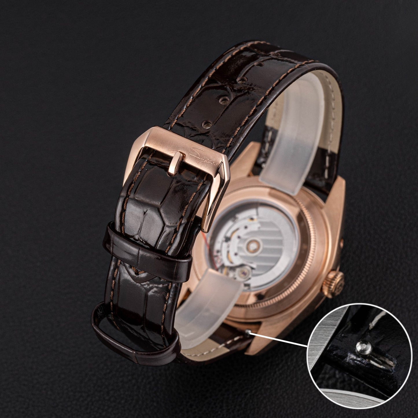 MoonPhase Master S452 Rose Gold White Dial
