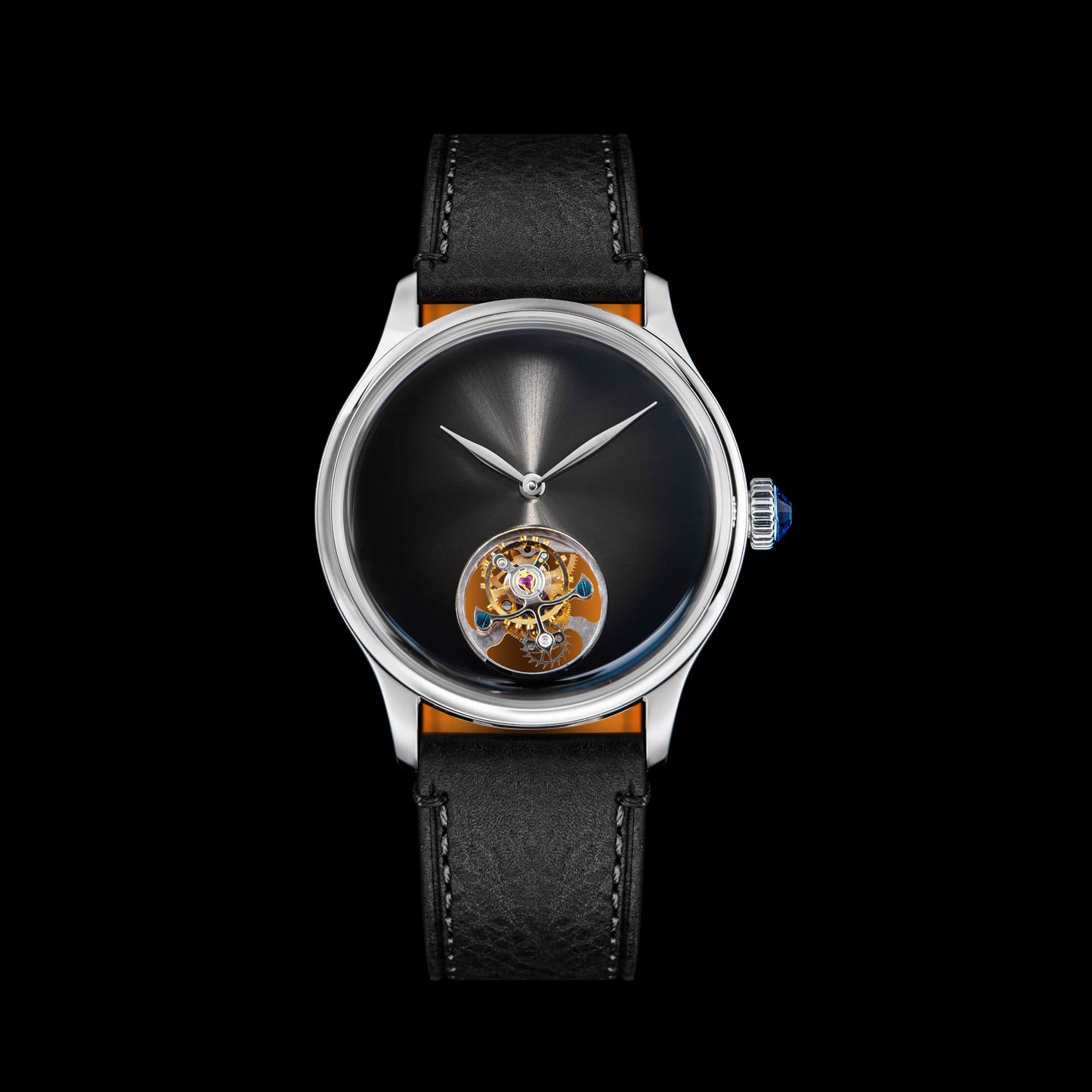 Tourbillon Master S454 Stainless Steel Black Dial