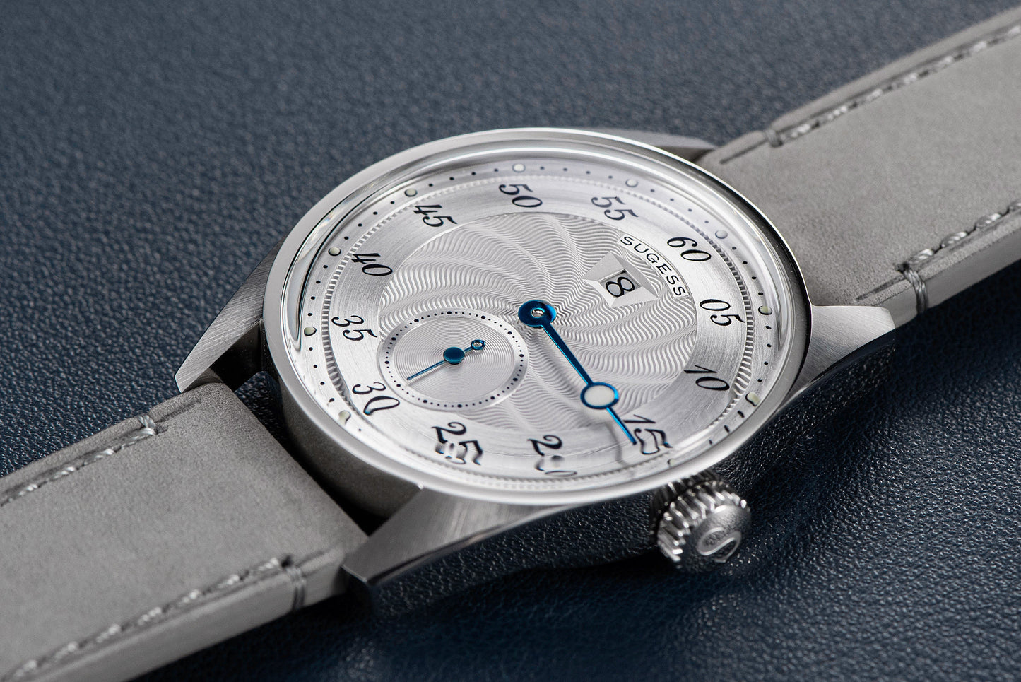 Automatic S451-1 Silver Dial Jumping Hour One Pointer Stainless Steel