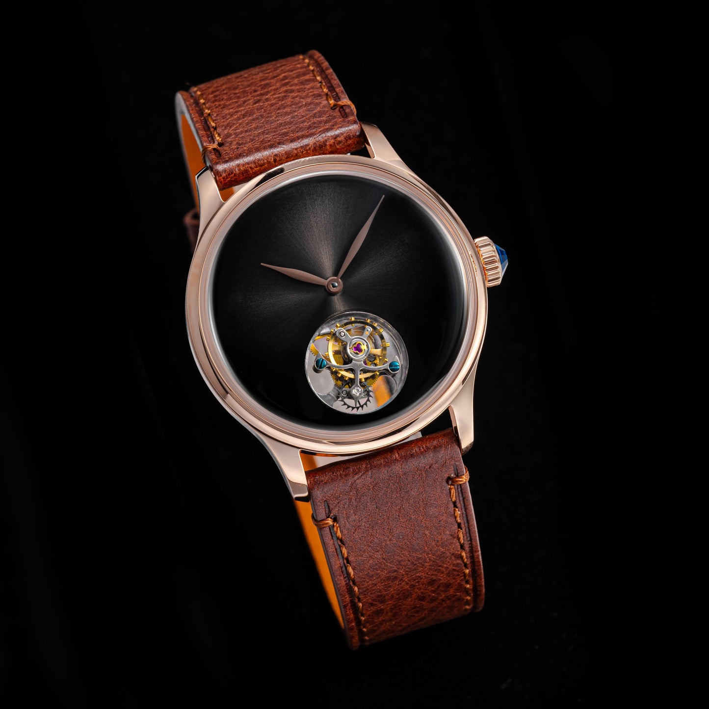 Tourbillon Master S454 Rose Gold Black Dial