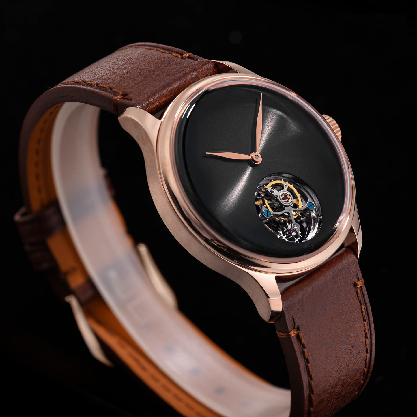 Tourbillon Master S454 Rose Gold Black Dial