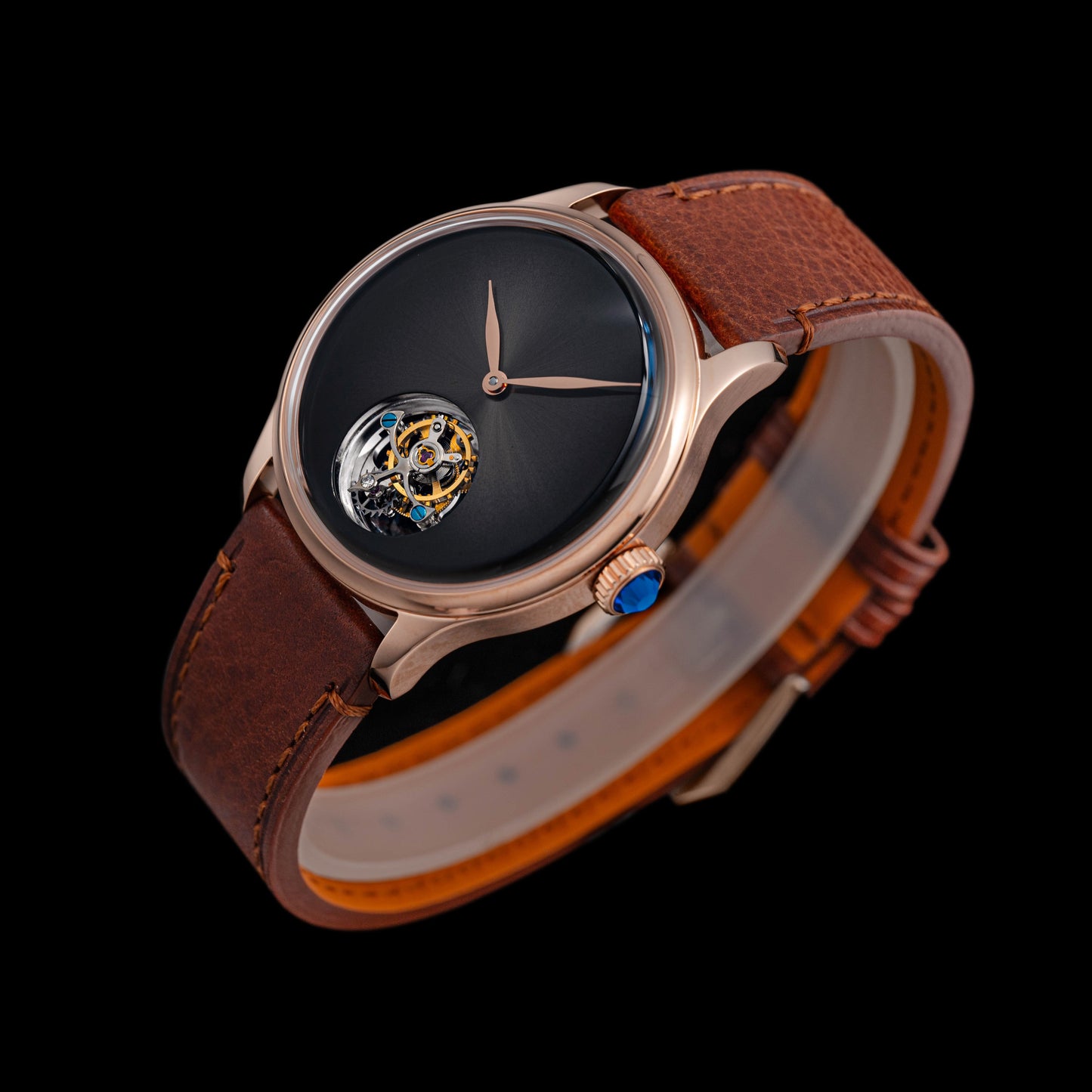 Tourbillon Master S454 Rose Gold Black Dial