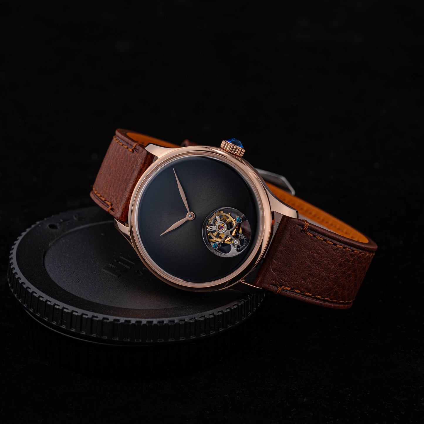 Tourbillon Master S454 Rose Gold Black Dial