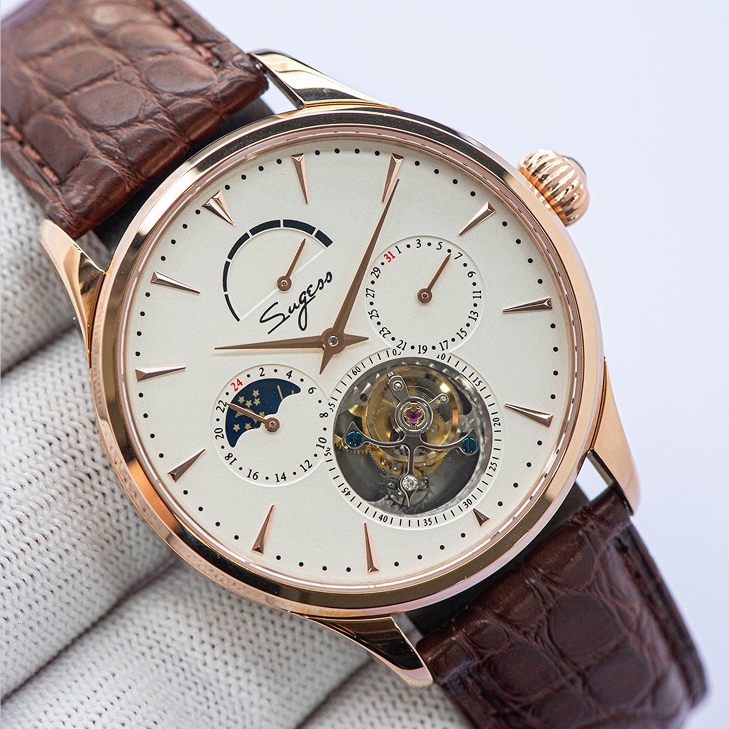 Sugess Tourbillon Master SU8007GW2