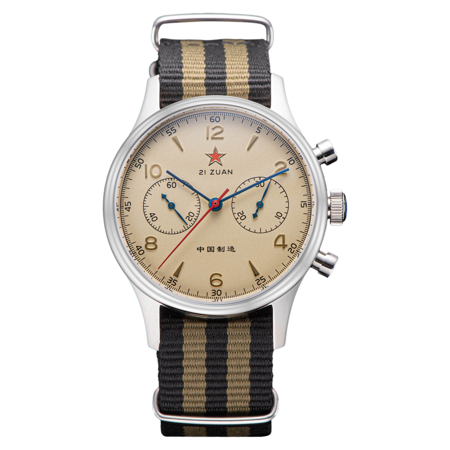 Seagull Movement Chrono Heritage SU1963S40 40mm 1963 (non Swan Neck version)