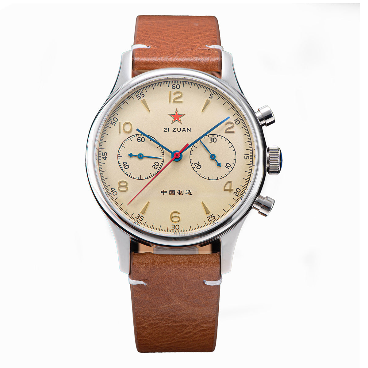 Seagull Movement Chrono Heritage SU1963S40/X 40mm 1963 Swan Neck Regulator