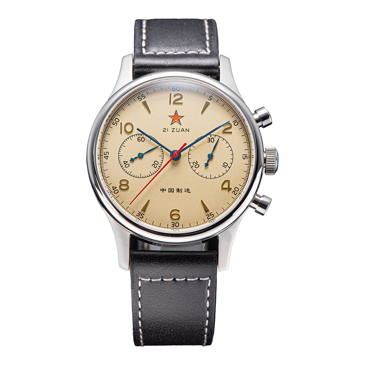 Seagull Movement Chrono Heritage SU1963S40 40mm 1963 (non Swan Neck version)