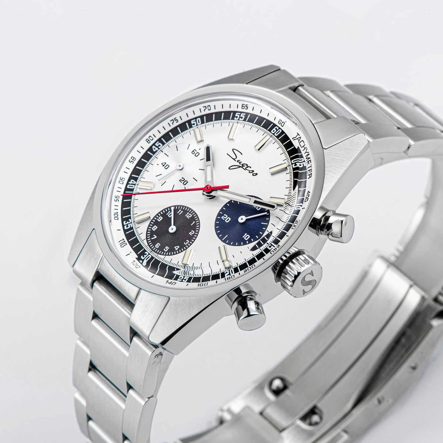 Chrono Heritage 442 Chronograph Special Dial Swan Neck Regulator (Ship From Canada)