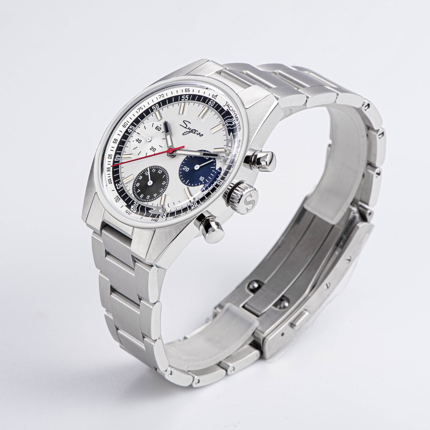 Chrono Heritage 442 Chronograph Special Dial Swan Neck Regulator (Ship From Canada)