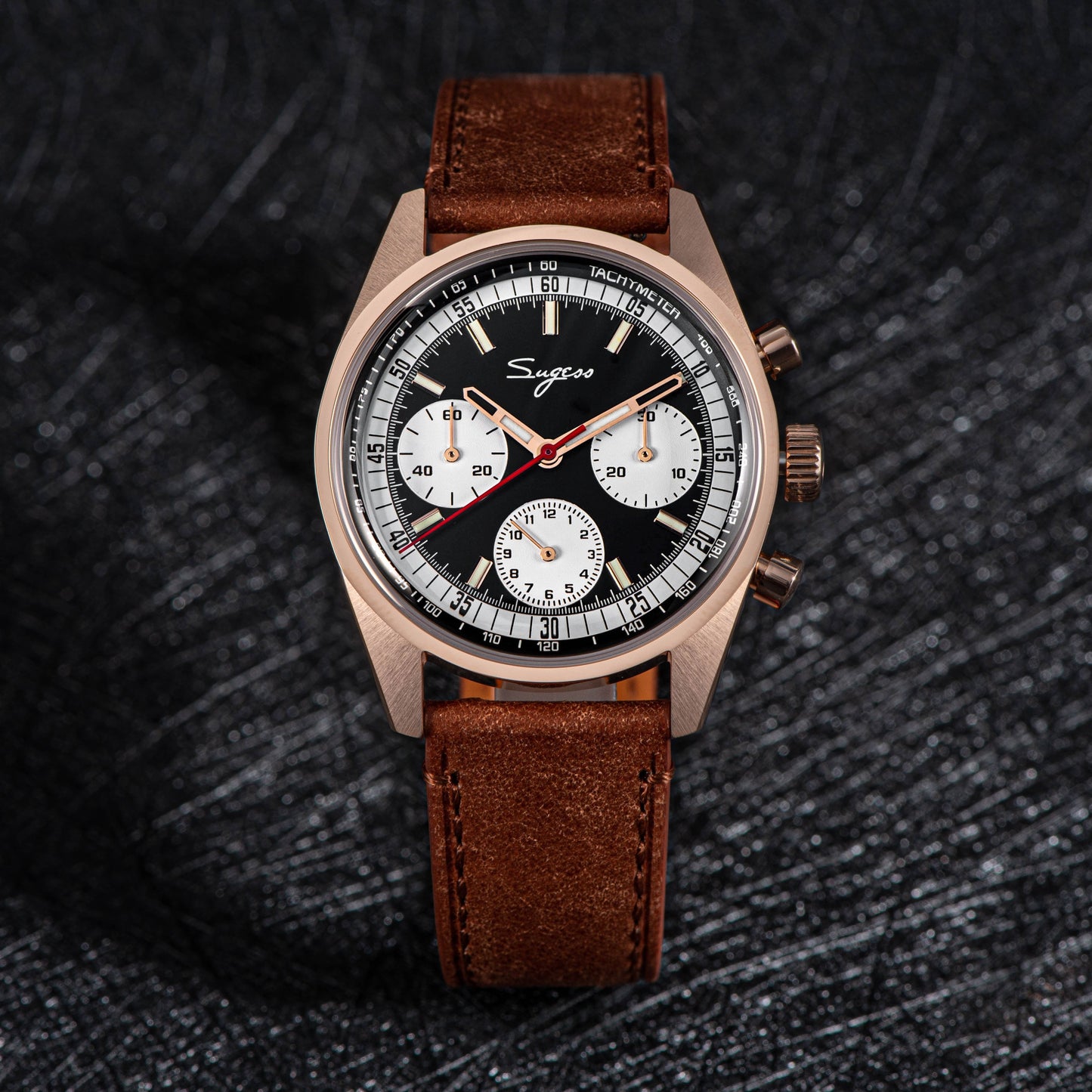 Chrono Heritage 442 Chronograph Special Dial Swan Neck Regulator (Ship From Canada)